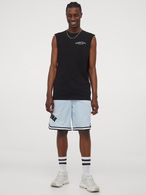 

HM Black Printed Vest Top