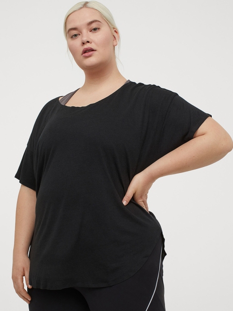 

H&M+ Black Sports Top
