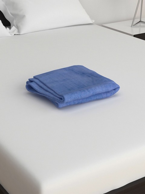 

Home Centre Blue Solid AC Room 110 GSM Single Bed Blanket