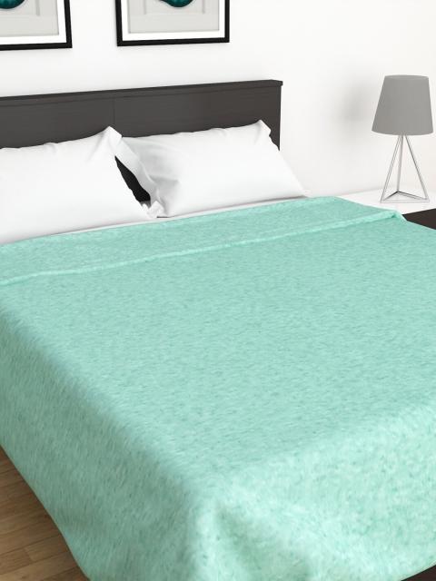 

Home Centre Sea Green Solid AC Room 210 GSM Double Bed Blanket