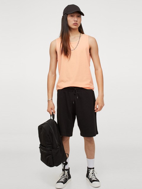 

H&M Women Pack of 5 Vest Tops Regular Fit, White