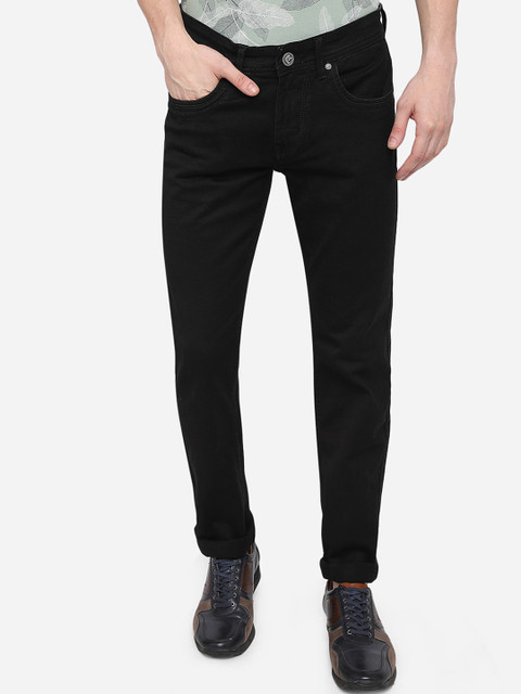 

Greenfibre Men Black Slim Fit Cotton Stretchable Jeans