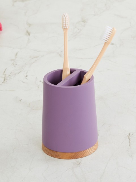 

Home Centre Purple & Brown Royal Indulgence Solid Toothbrush Holder