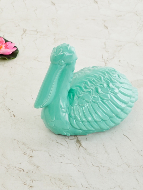 

Home Centre Green Flamingo Figurine Showpiece