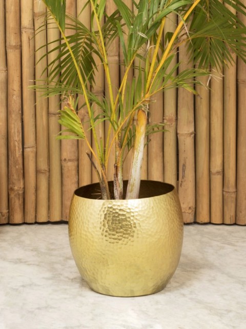 

Home Centre Gold-Toned Cascade Metal Planter