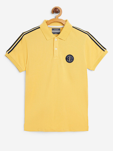 

Octave Boys Yellow Polo Collar Applique T-shirt