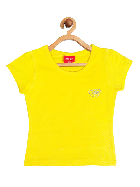 

Tiny Girl Yellow Regular Top