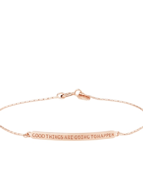 

Chumbak Women Rose Gold Bracelet