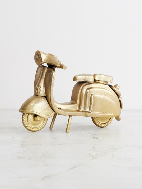 

Home Centre Gold-Toned Eternity Metal Scooter Figurine