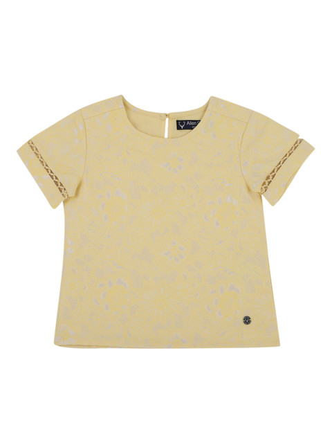 

Allen Solly Junior Girls Yellow Regular Top