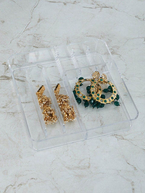 

Home Centre Transparent Solid Orion Ducale Stackable Jewellery Organizer
