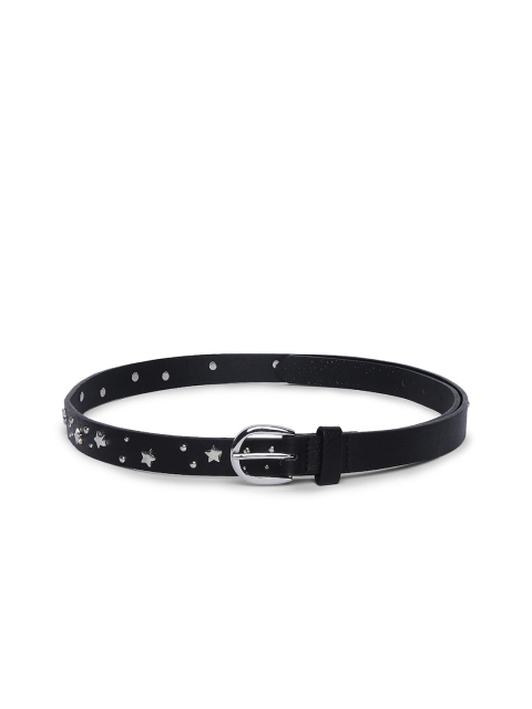 

Forever Glam by Pantaloons Women Black & Steel Embellished Belt