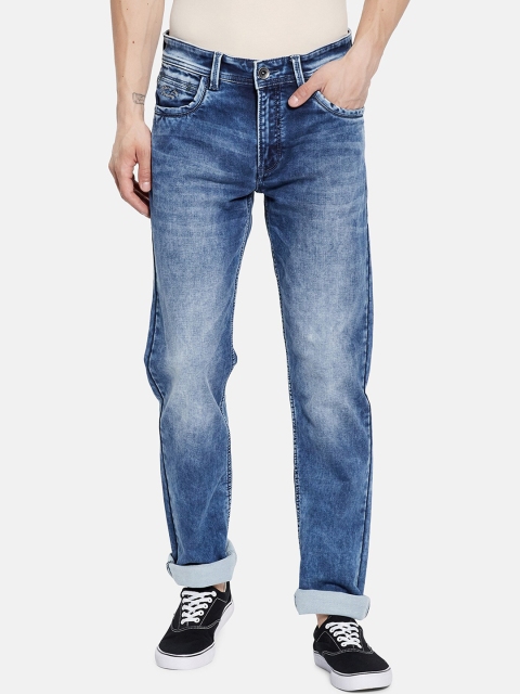 

Octave Men Blue Heavy Fade Stretchable Jeans