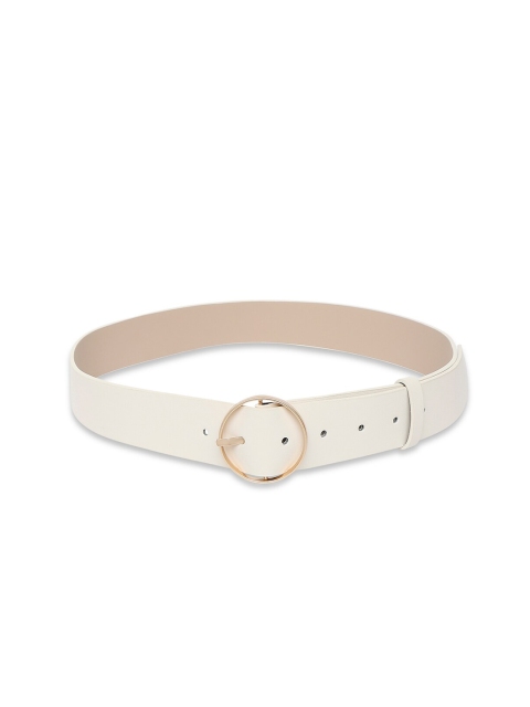 

20Dresses Women Off-White & Gold-Toned Solid Belt