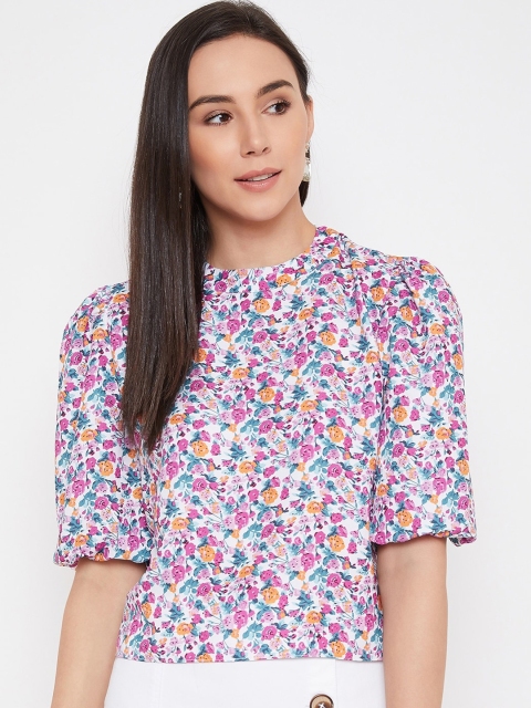 

Madame Multicoloured Floral Regular Top, Multi