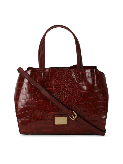 

Van Heusen Brown Textured Shoulder Bag