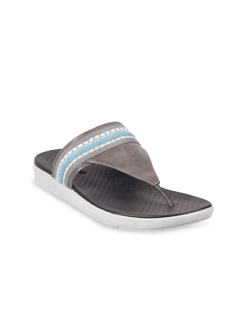 

Mochi Men Grey & Blue Comfort Sandals