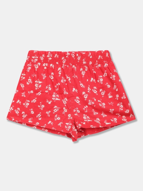 

GAP Boys Red Printed Regular Fit Regular Shorts