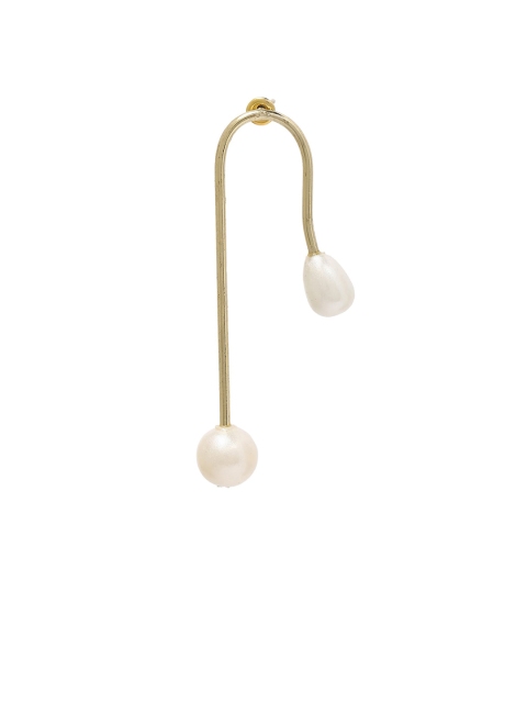 

FOREVER 21 Gold-Toned Metallic Ball Drop Earring