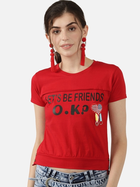 

V2 Value & Variety Red Chambray Regular Top