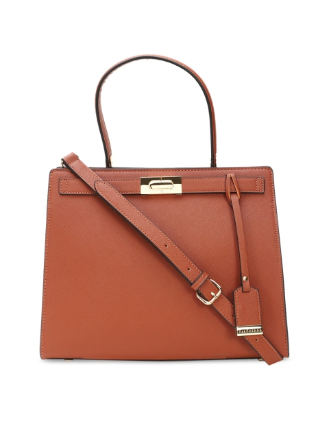 Van Heusen Woman Brown Solid Handheld Bag