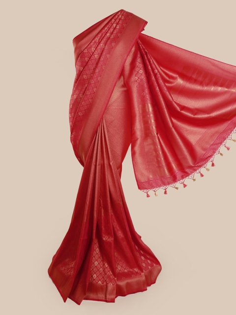 

Pothys Red Pure Silk Woven Design Banarasi Saree
