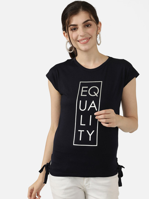 

V2 Value & Variety Navy Blue Chambray Regular Top