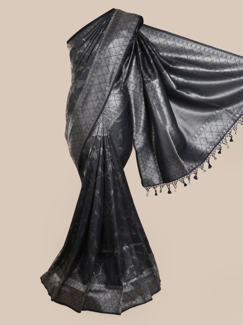 

Pothys Grey Pure Silk Woven Design Banarasi Saree