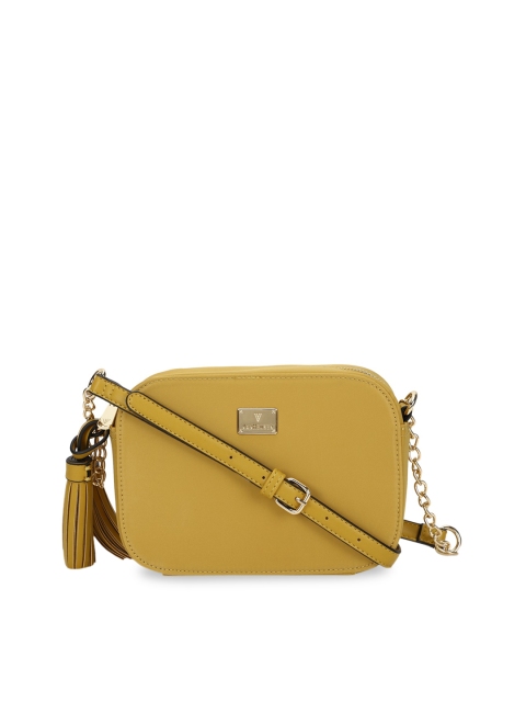 

Van Heusen Mustard Solid Sling Bag