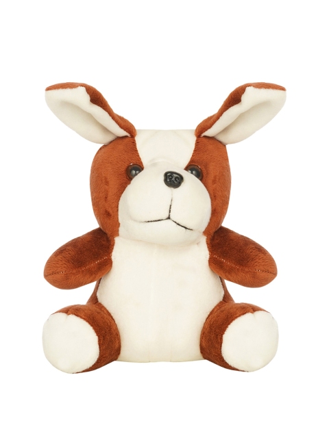 

DukieKooky Kids Cream-Coloured & Brown Little Dog Soft Toy