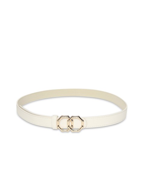 

20Dresses Women Off-White & Gold-Toned Solid Belt