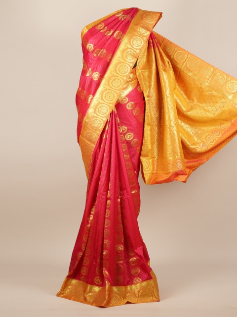 

Pothys Red Woven Design Art Silk Saree