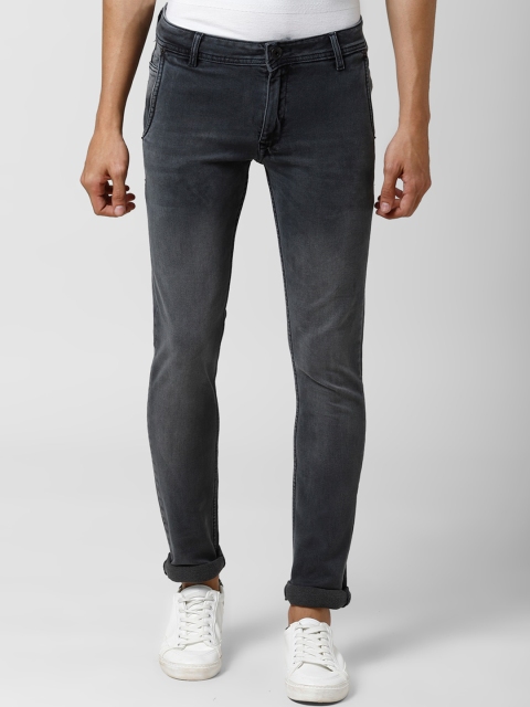 Peter England Casuals Men Grey Skinny Fit Jeans