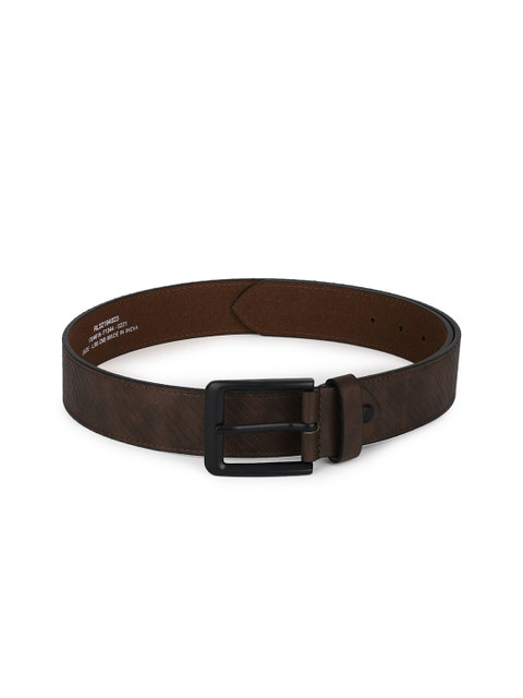 

Peter England Men Brown Striped Belt