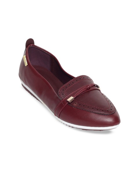 

Monrow Women Maroon Solid Ballerinas