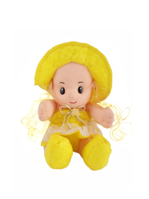 

DukieKooky Kids Yellow & Beige Daisy Doll Soft Toy