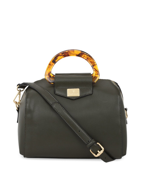 

Van Heusen Woman Olive Green Solid Handheld Bag