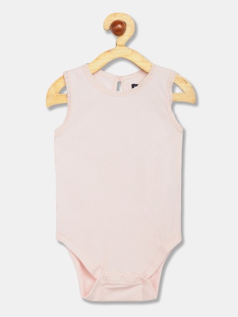 

GAP Girls Light Pink Sleeveless Solid Bodysuit