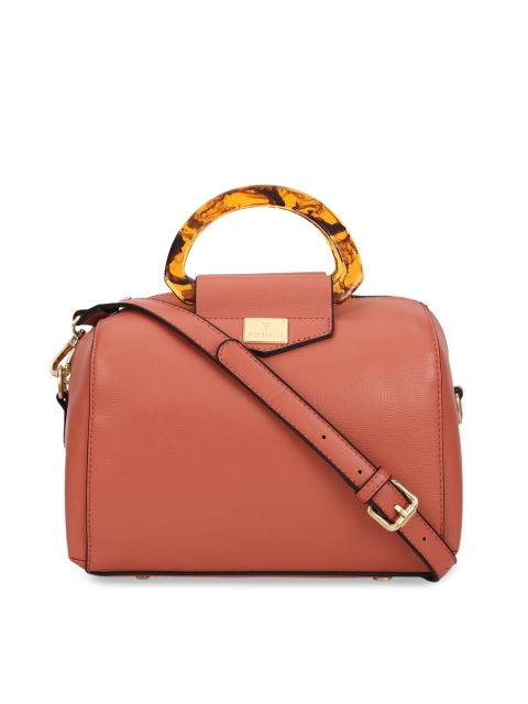 

Van Heusen Orange Solid Handheld Bag