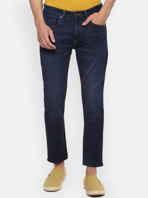 

Louis Philippe Jeans Men Blue Regular Fit Mid-Rise Clean Look Jeans