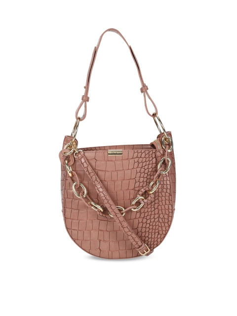 

Van Heusen Pink Animal Textured Shoulder Bag