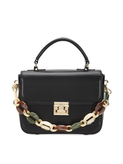

Van Heusen Woman Black Solid Satchel