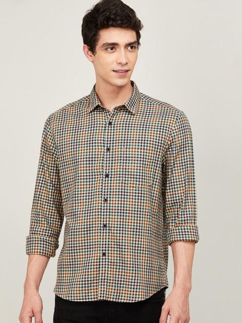 

CODE by Lifestyle Men Multicoloured Regular Fit Checked Casual Shirt, Multi