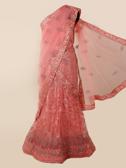 

Pothys Pink Embellished Net Saree