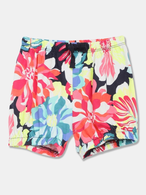 

GAP Girls Multicoloured Floral Printed Regular Fit Regular Shorts, Multi