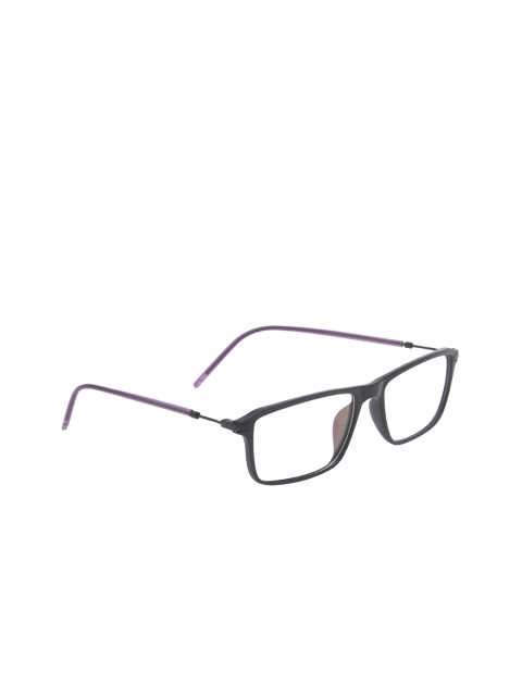 

VAST Unisex Black & Purple Solid Full Rim Rectangle Frames