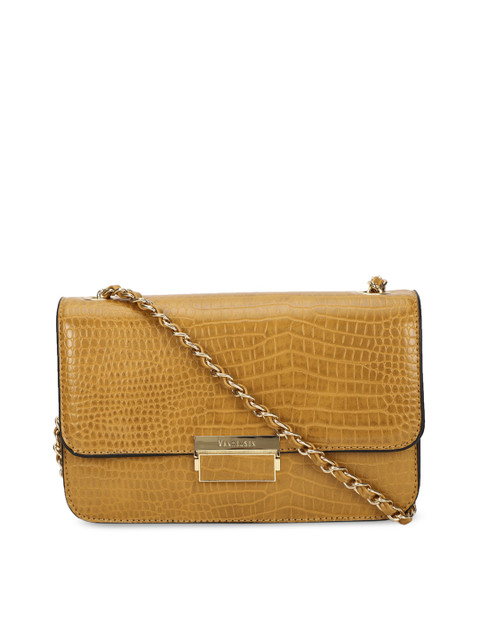 

Van Heusen Woman Yellow Textured Sling Bag