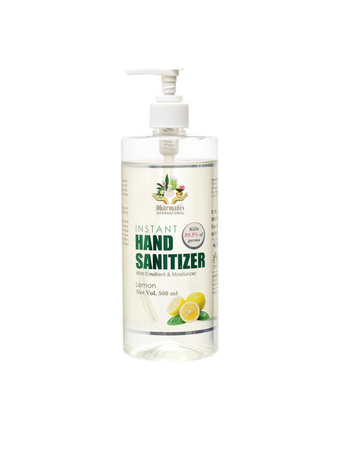 

Dharmanis Lemon Instant Hand Sanitizers 500 ml, White