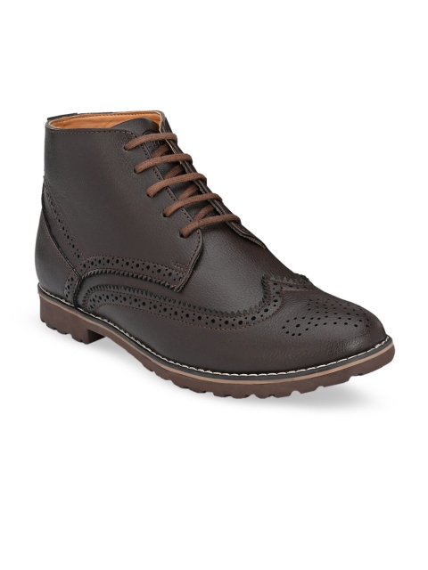 

Roadster Men Brown Perforations Brogues