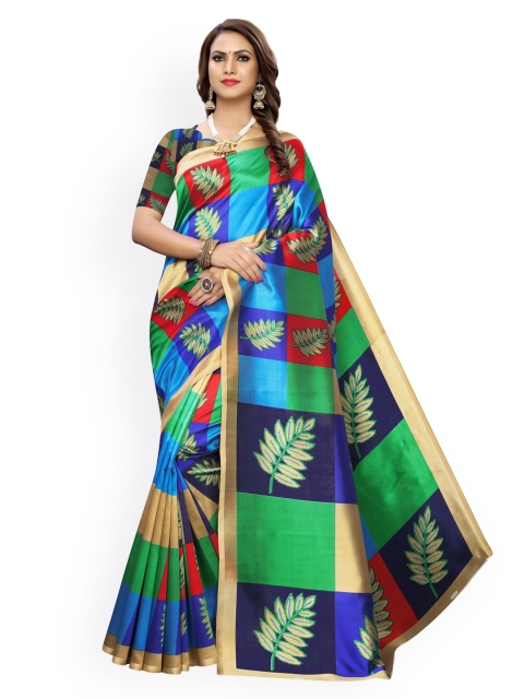 

KALINI Multicoloured Printed Art Silk Saree, Multi